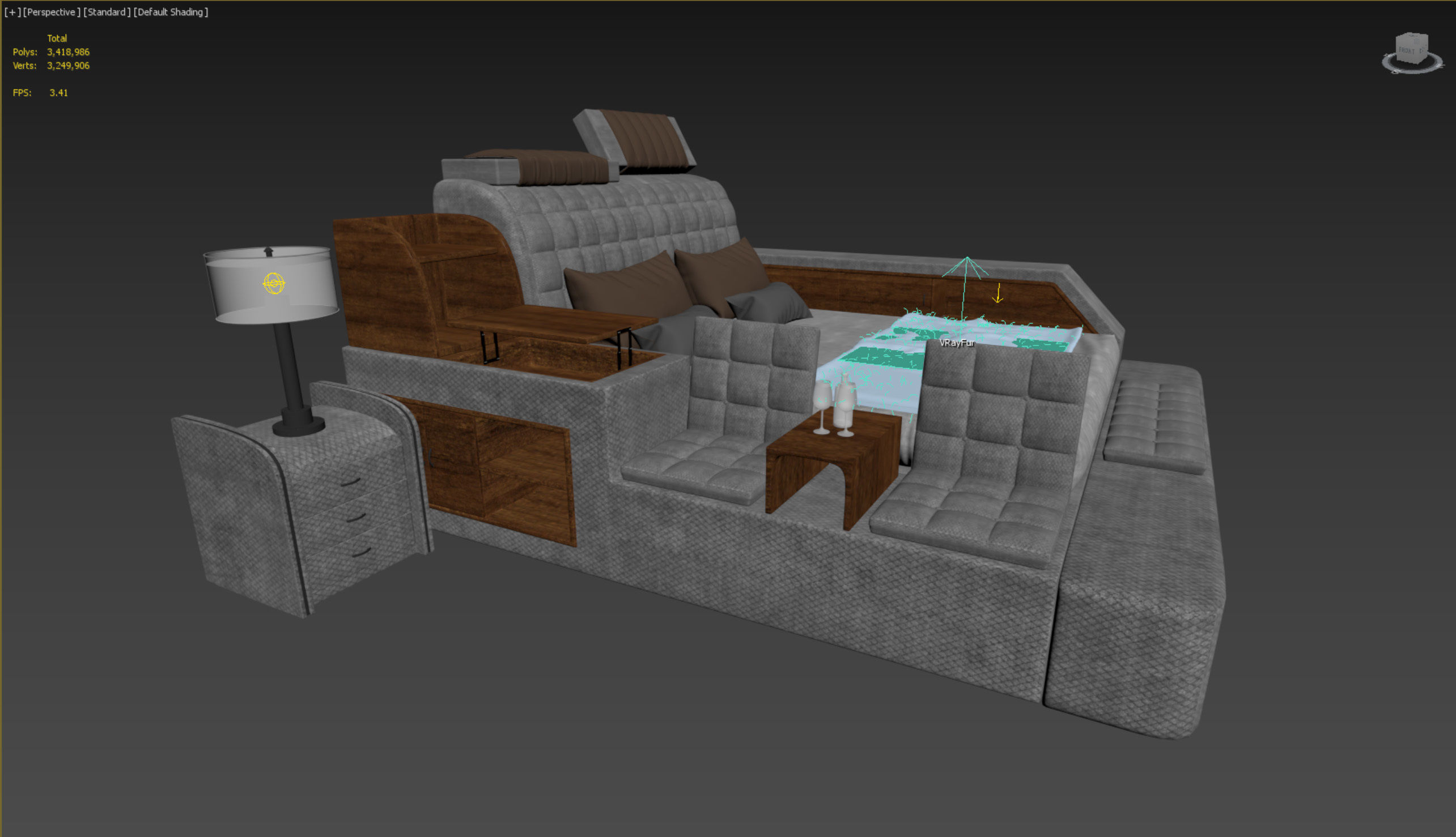 Ultimate bed 3D model_2