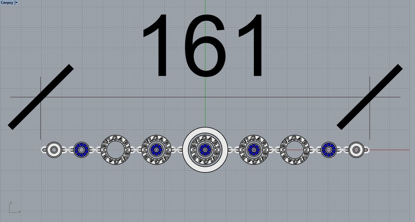 bracelet BVLGARI 3D print model_4