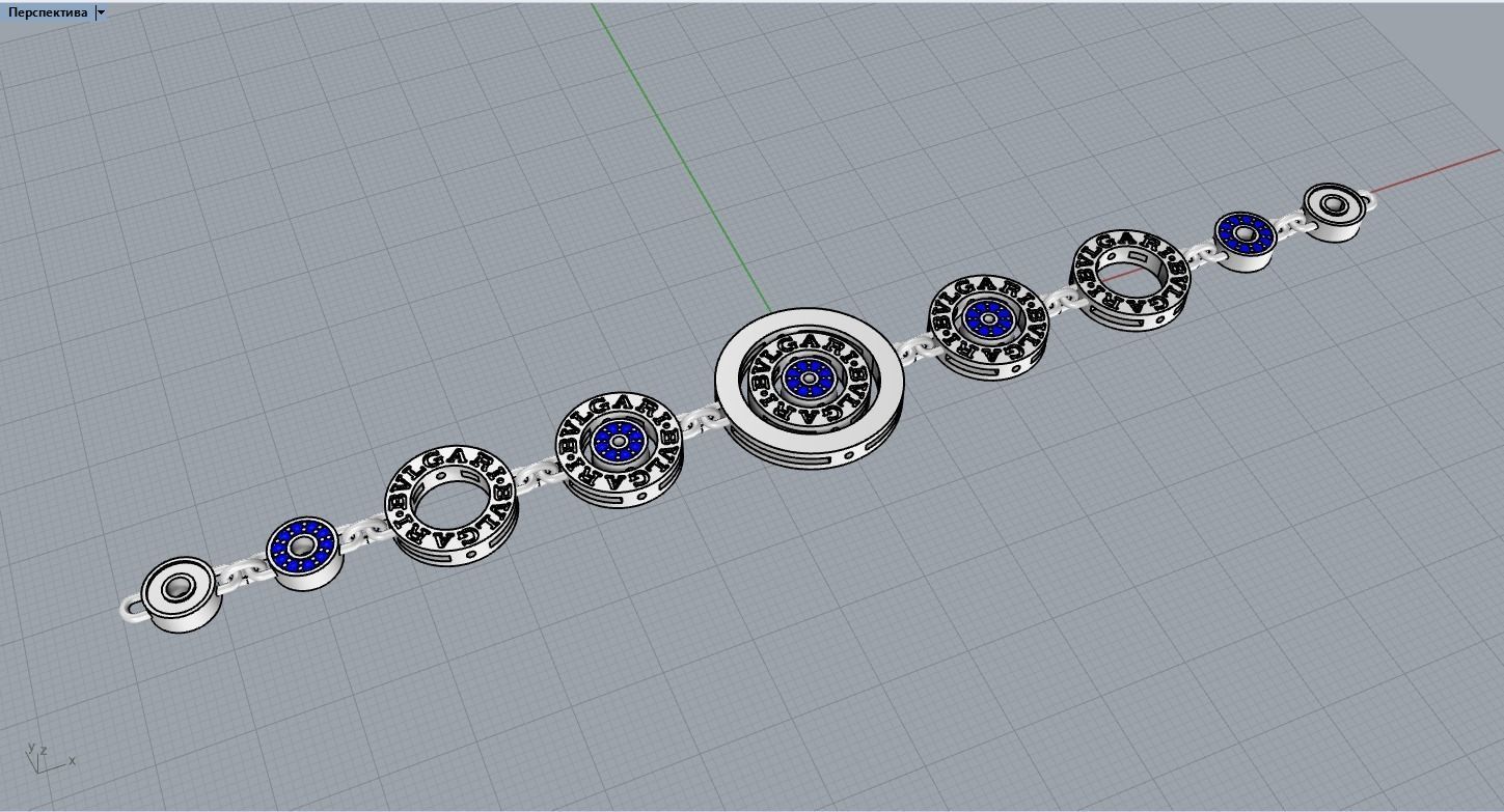 bracelet BVLGARI 3D print model_6