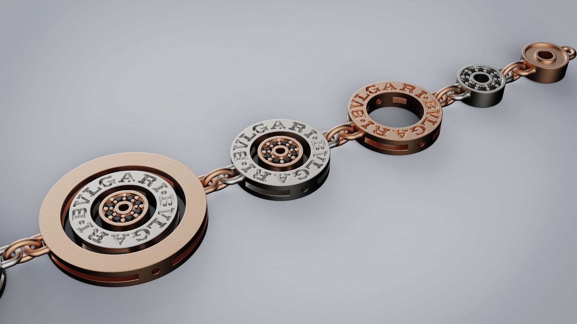 bracelet BVLGARI 3D print model_2