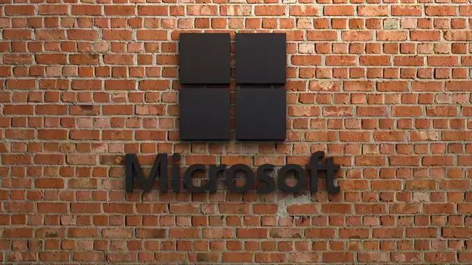 Microsoft Logo 3D print model
