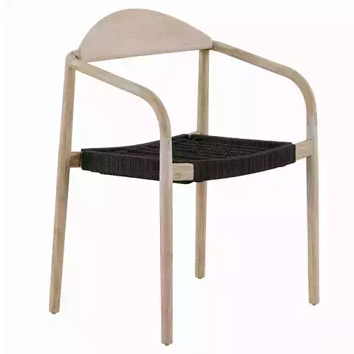Nina chair eucalyptus Low-poly 3D model