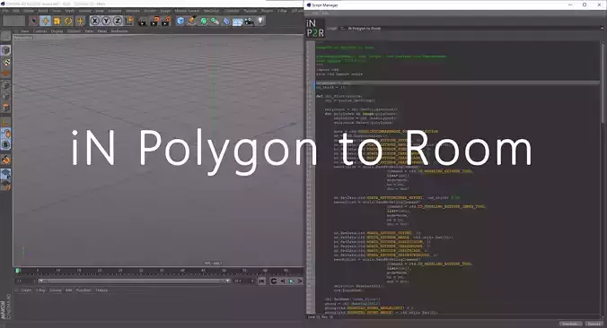 iN Polygon to Room 3D model