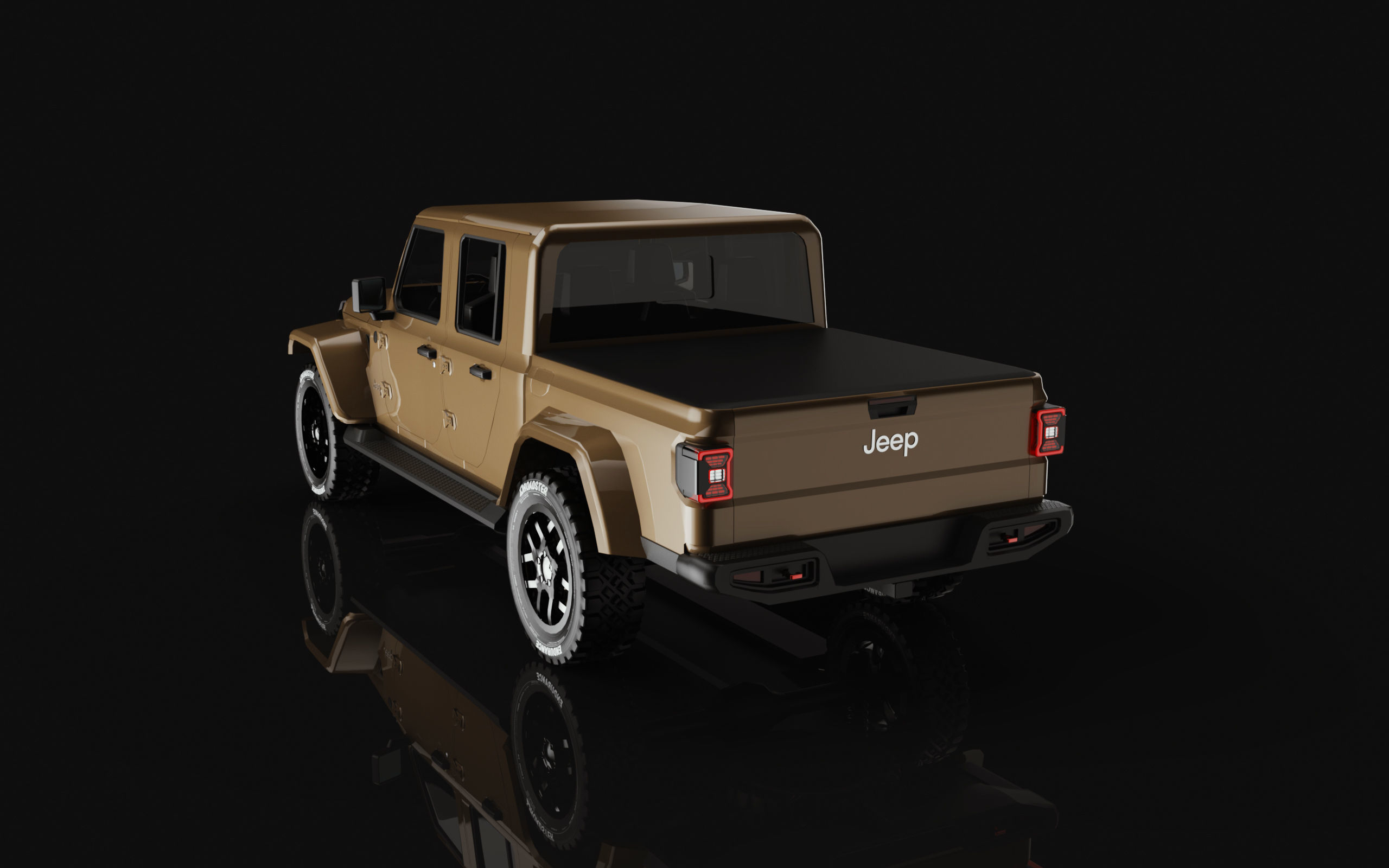 Jeep Gladiator 3D model_3