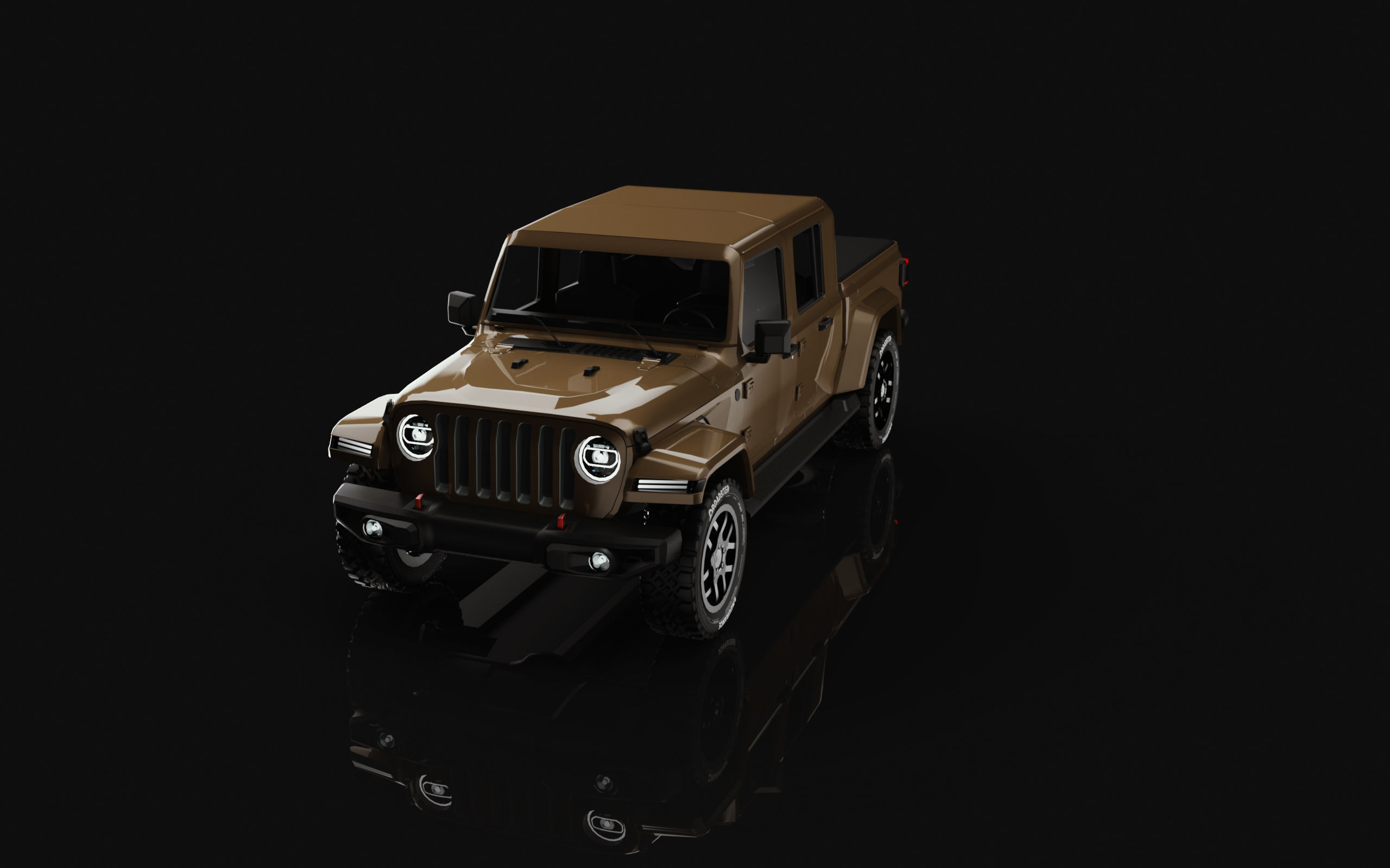 Jeep Gladiator 3D model_2