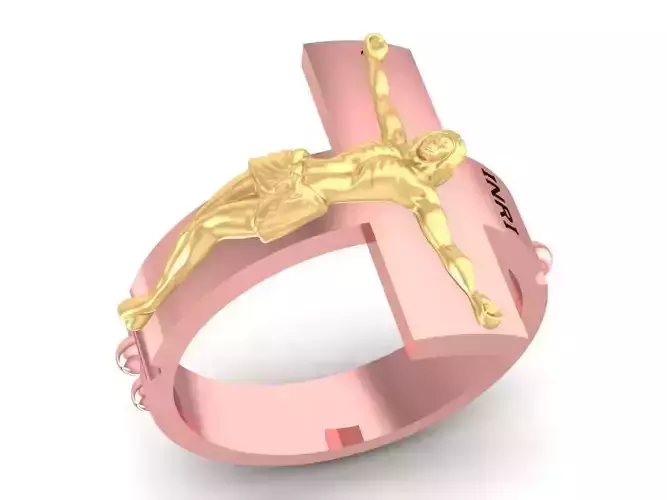 Jesus Cross ring 1525