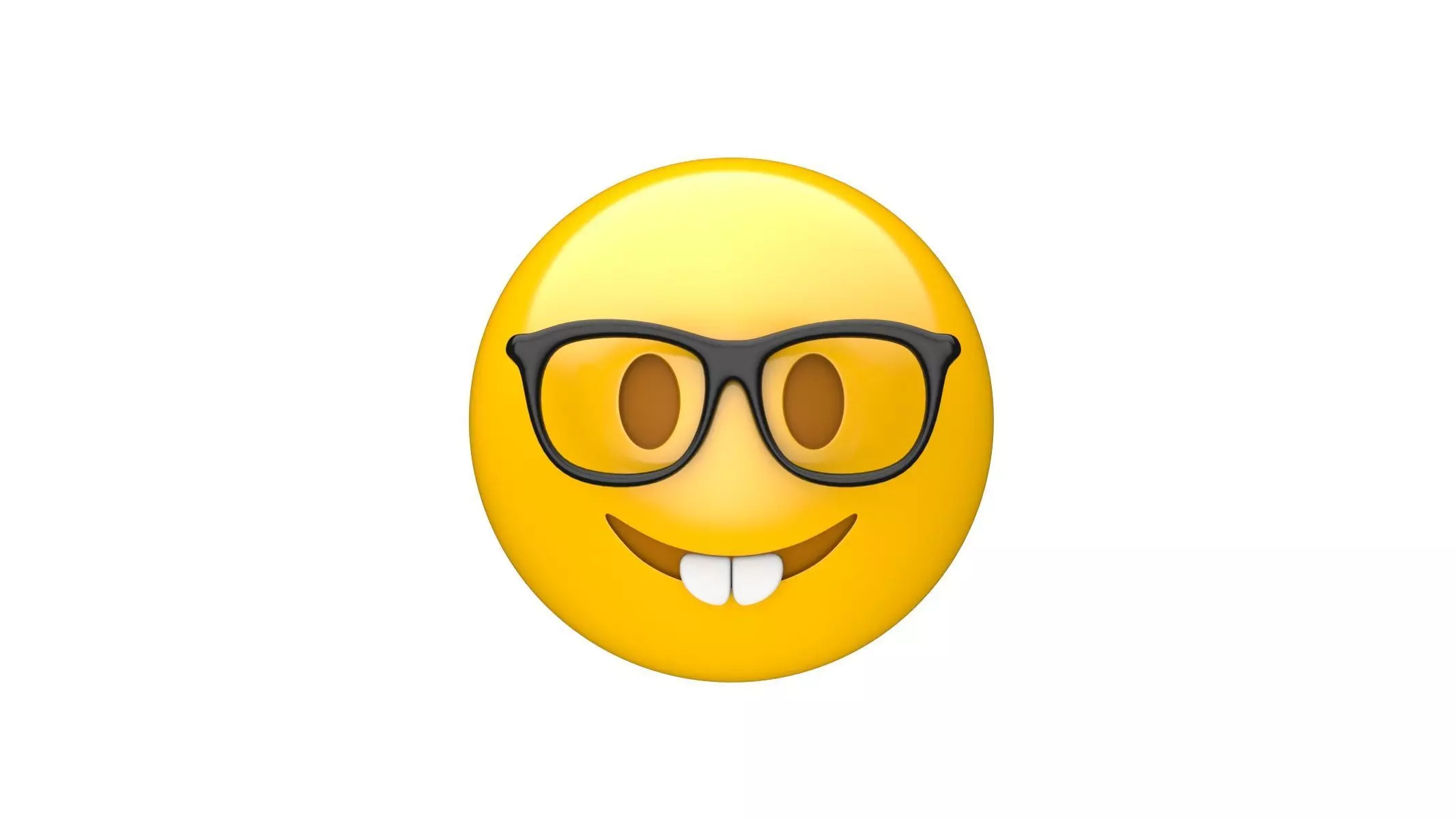 Apple Nerd Face 3D model