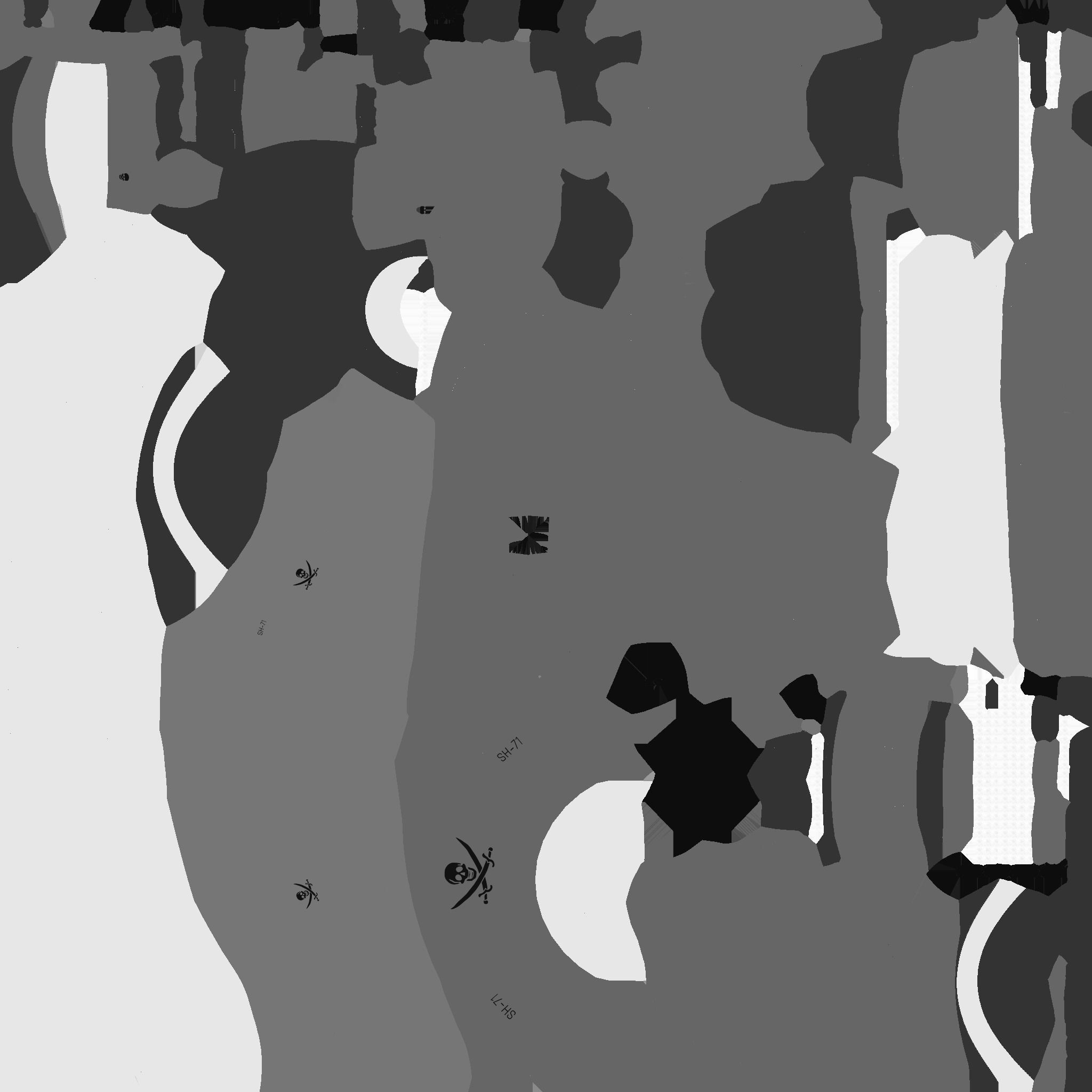 Cartoon Airship 08 - Gold Pirate - Low Poly Ship Low-poly 3D model_26