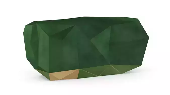Boca Do Labo Diamond Emerald Sideboard Low-poly 3D model