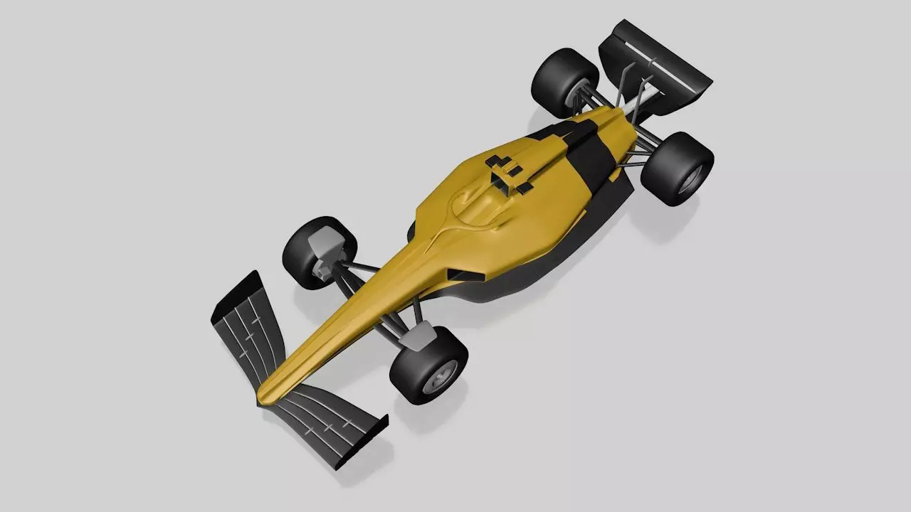 F1 CAR 3D model_0