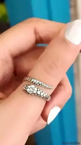 snake ring free size for women