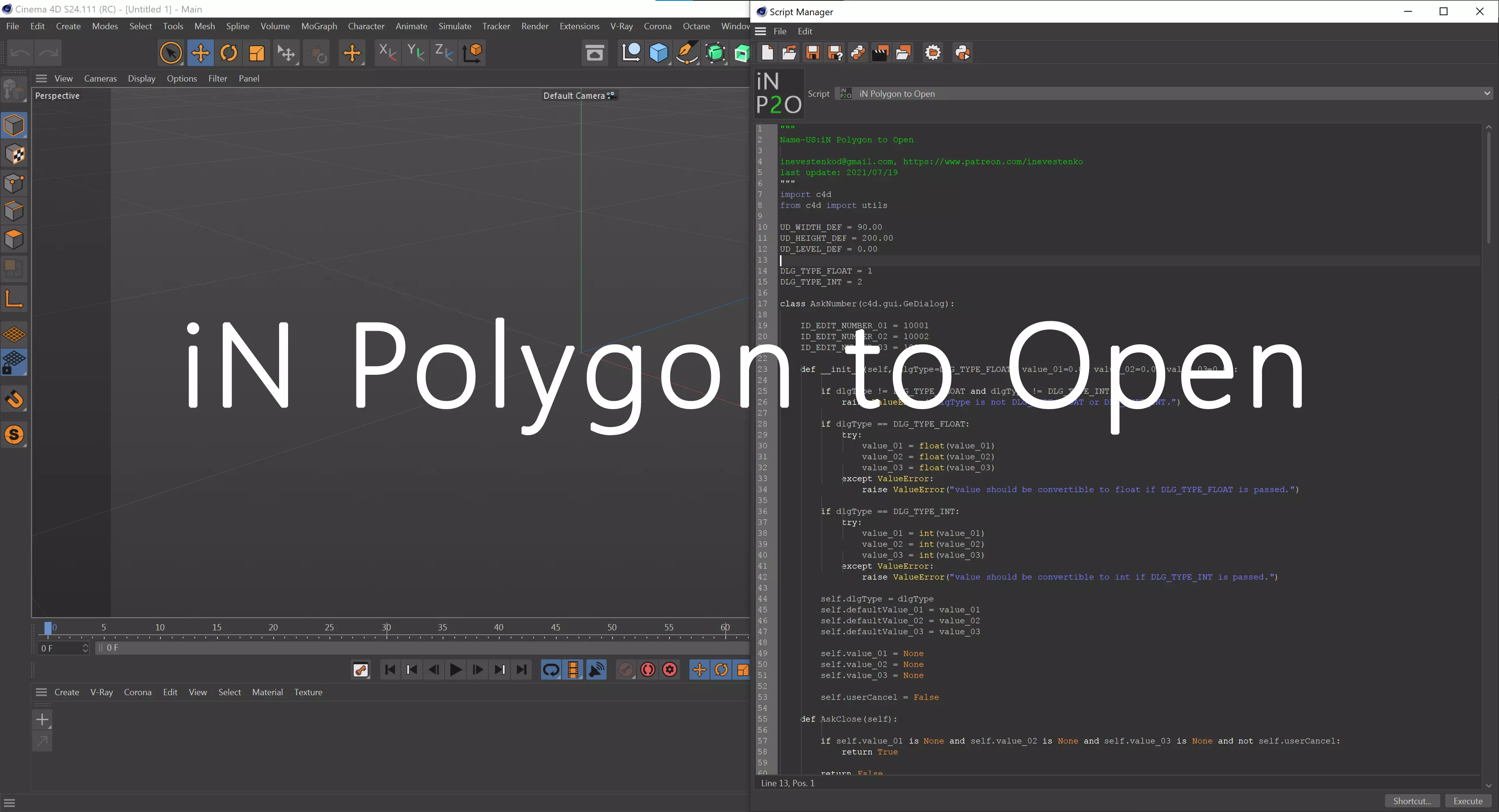 iN Polygon to Open 3D model_0
