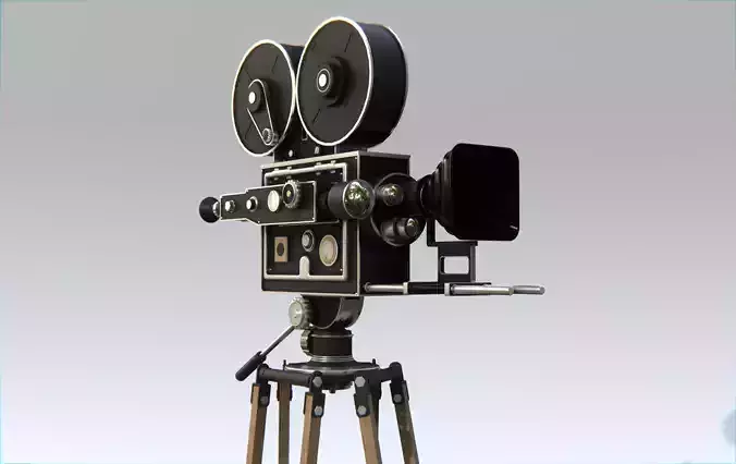3D Old Film Camera
