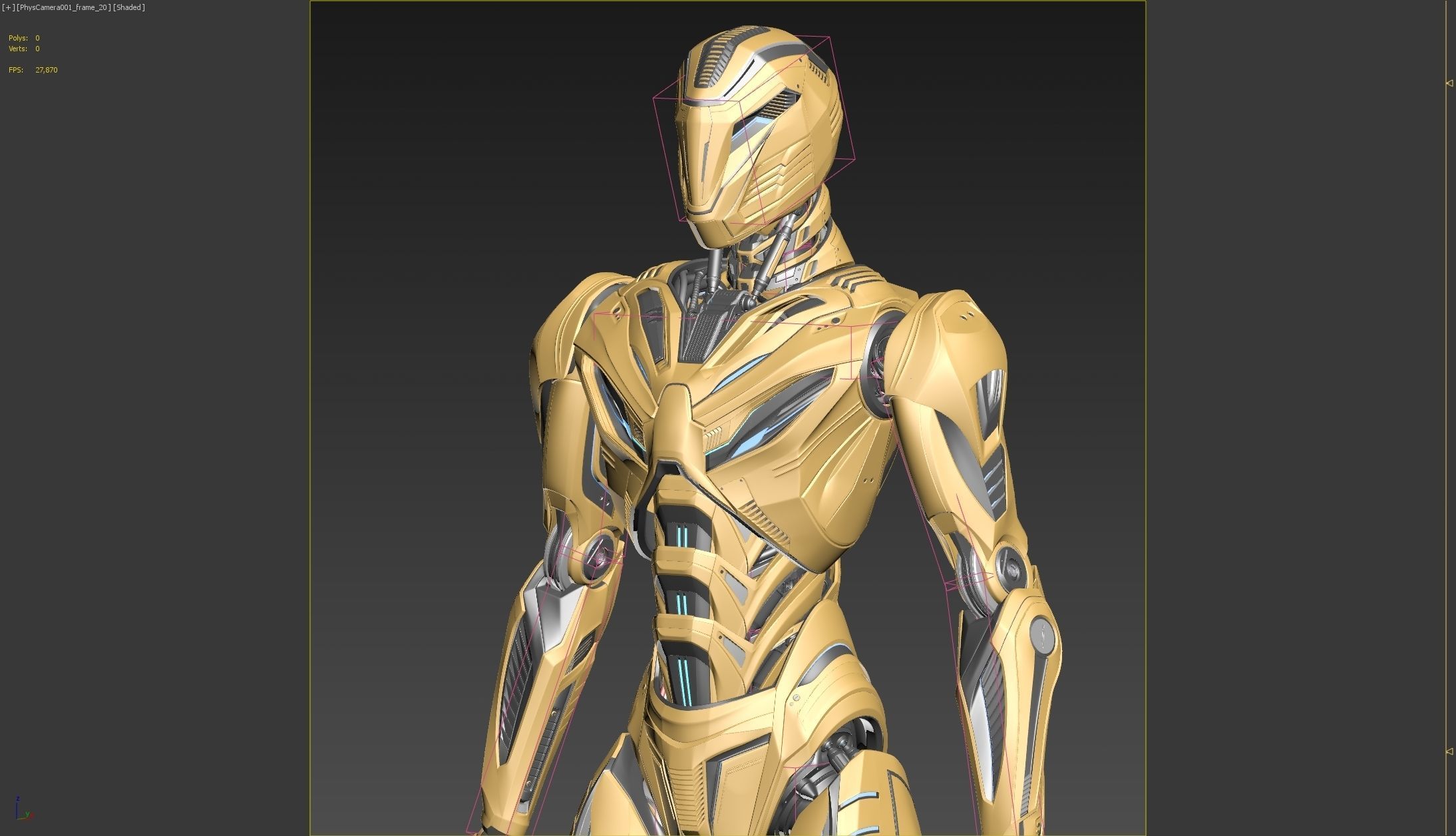 ROBOT ALIEN MECH - RIGGED - ADVANCED EDITION 3D model_20