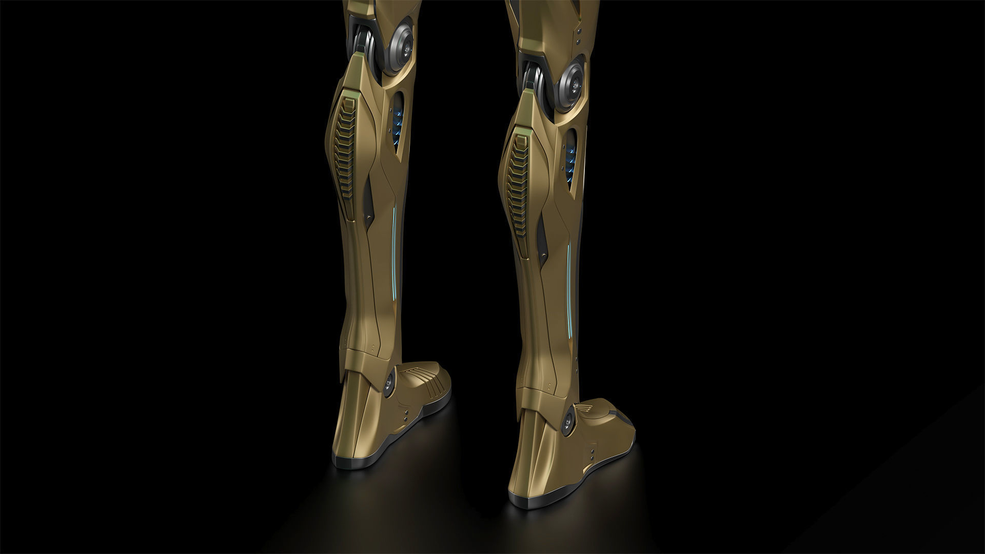 ROBOT ALIEN MECH - RIGGED - ADVANCED EDITION 3D model_14