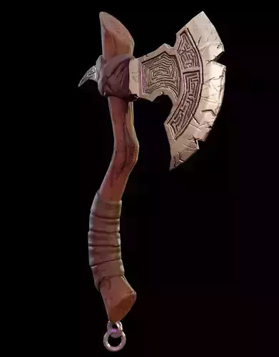 Stylized Game Ready Axe