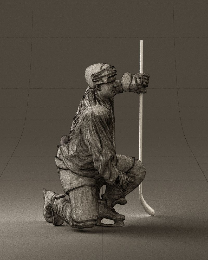 Hockey player in blue jersey 0894 3D model_27