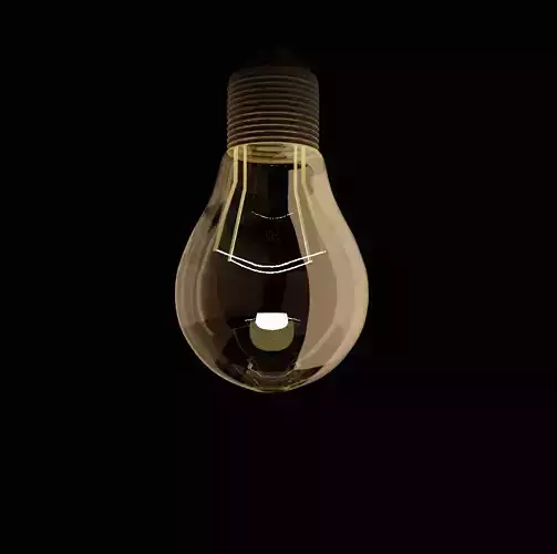 A Bulb golden light