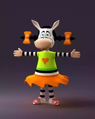 Humanoid  zebra 0891