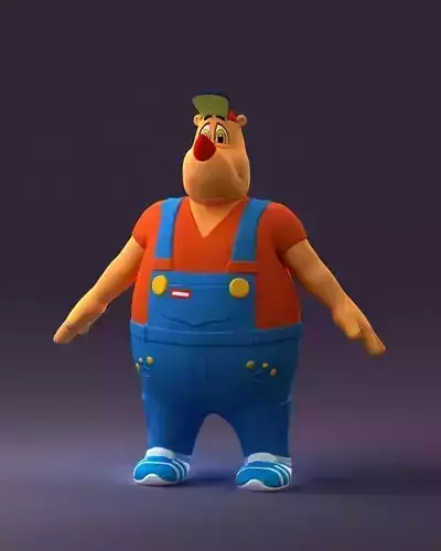 Humanoid man rhino 0885