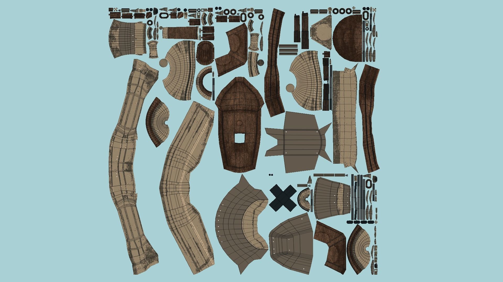 10 Cartoon Airships Collection - Low Poly Ship _76