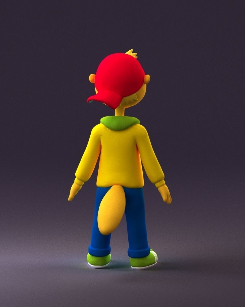 Humanoid platypus 0886 3D Print Ready 3D print model_18
