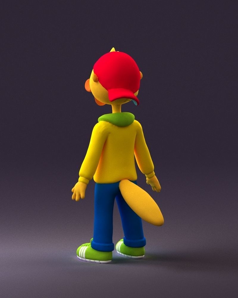 Humanoid platypus 0886 3D Print Ready 3D print model_19