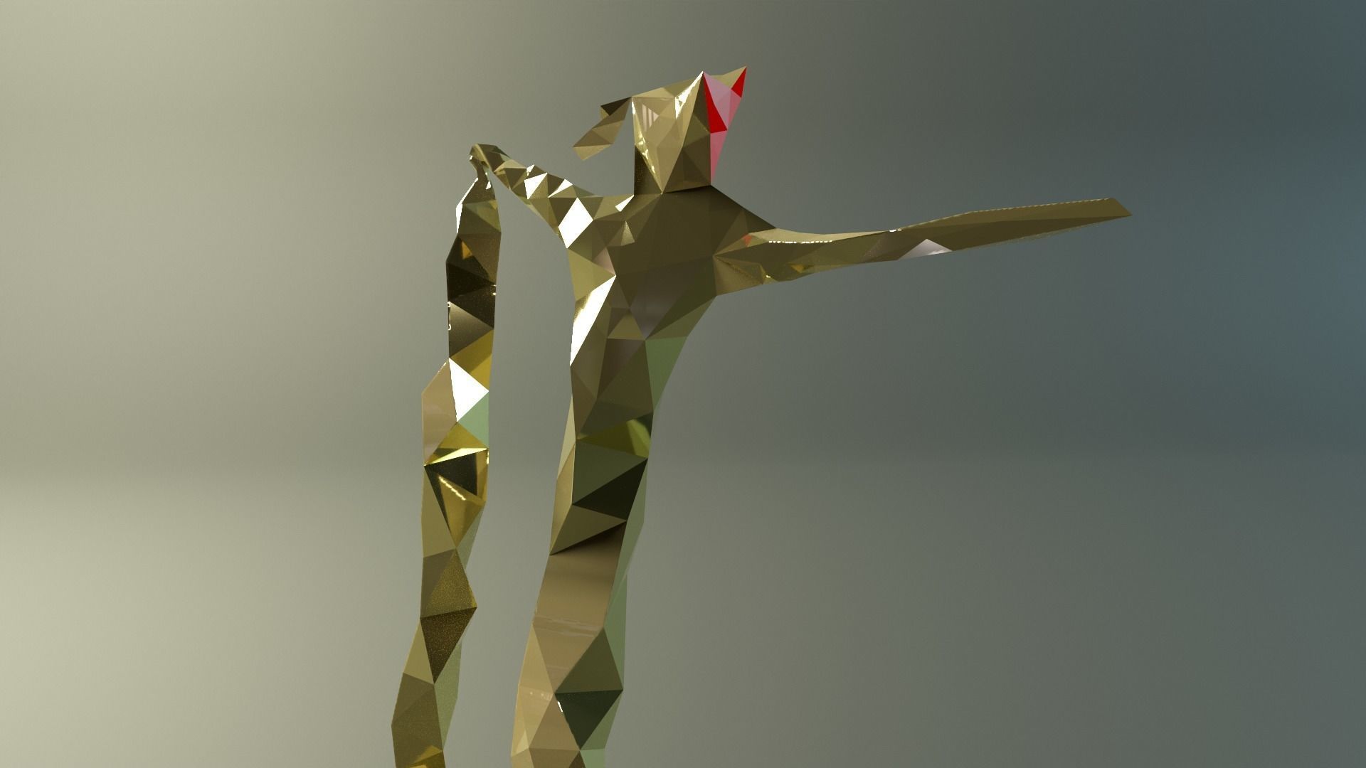 Geo Man Art Low-poly 3D model_10