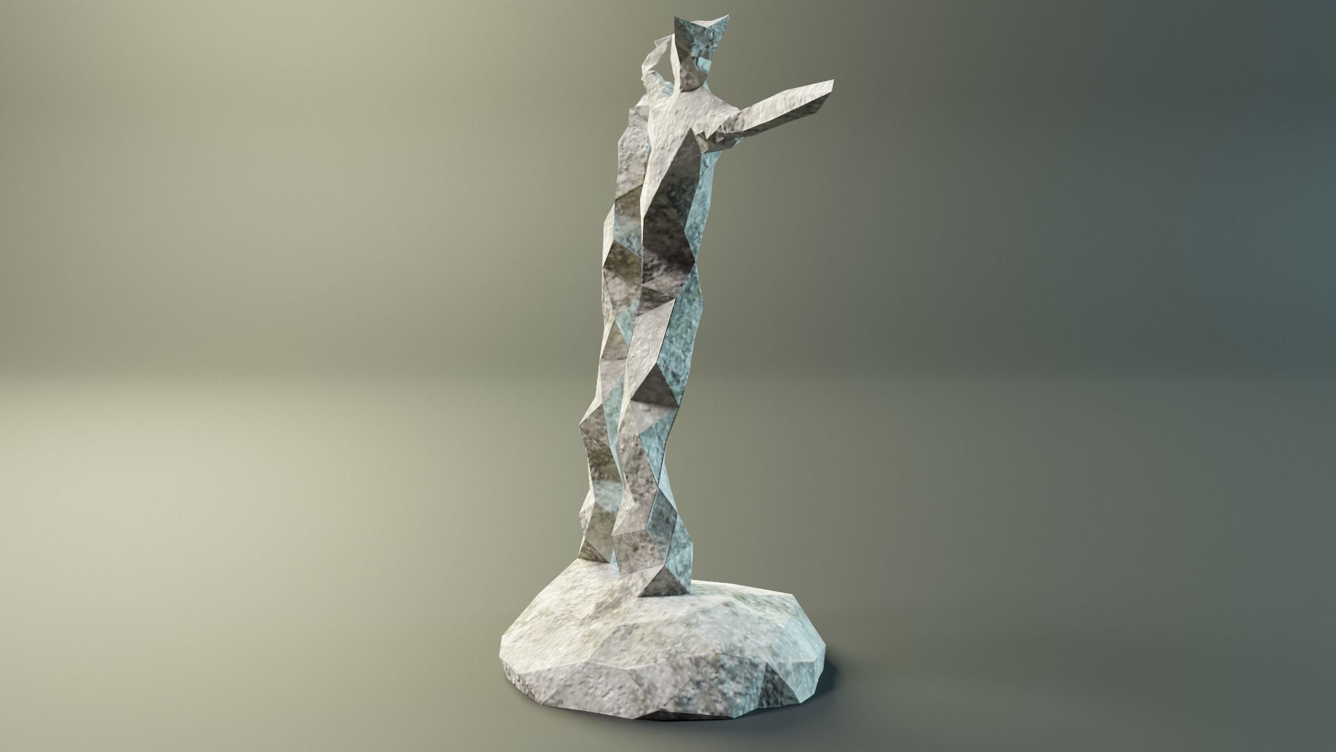 Geo Man Art Low-poly 3D model_20