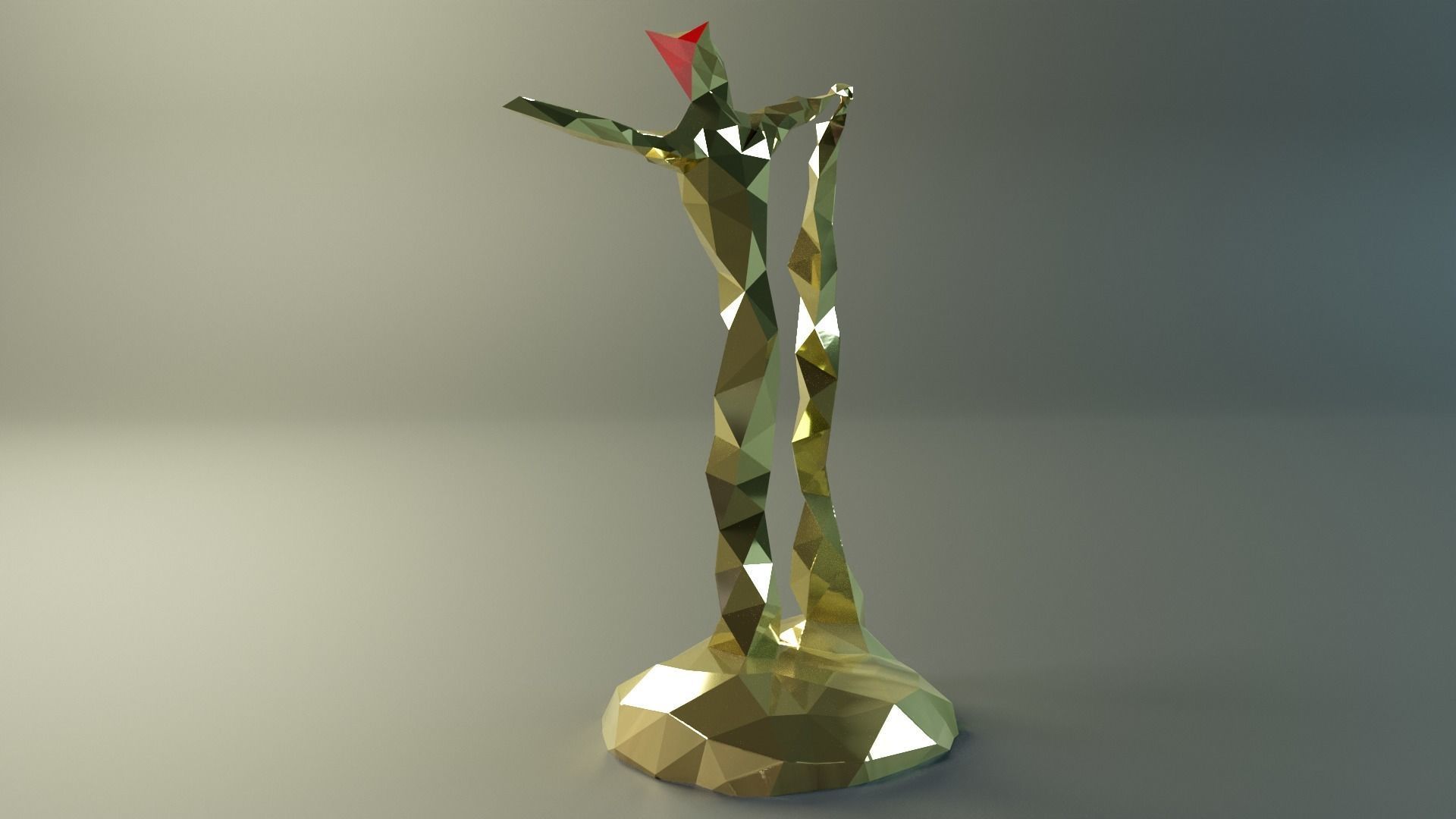 Geo Man Art Low-poly 3D model_9