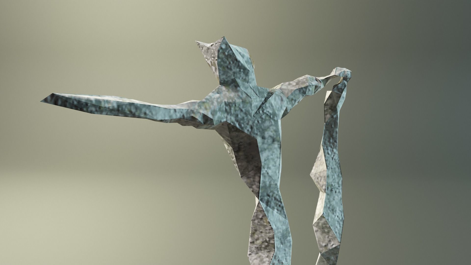 Geo Man Art Low-poly 3D model_25