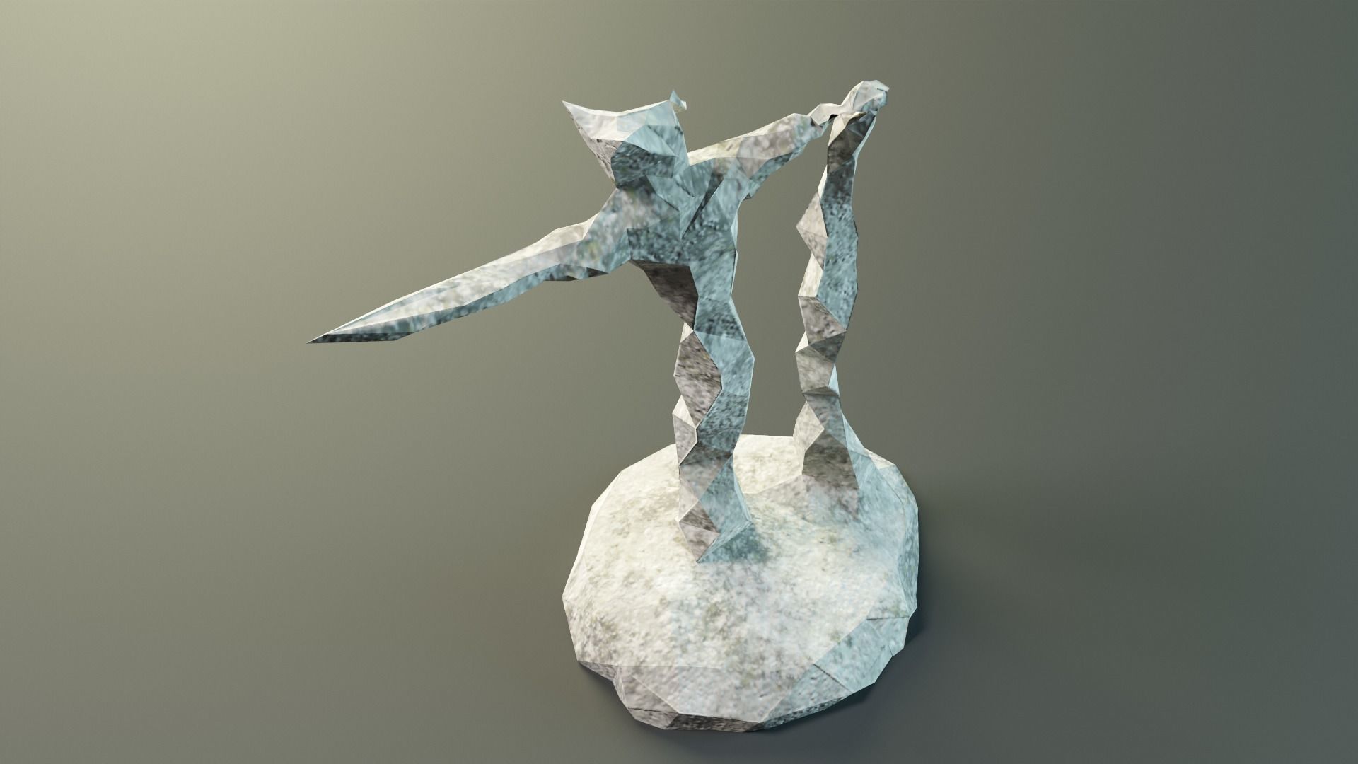 Geo Man Art Low-poly 3D model_28