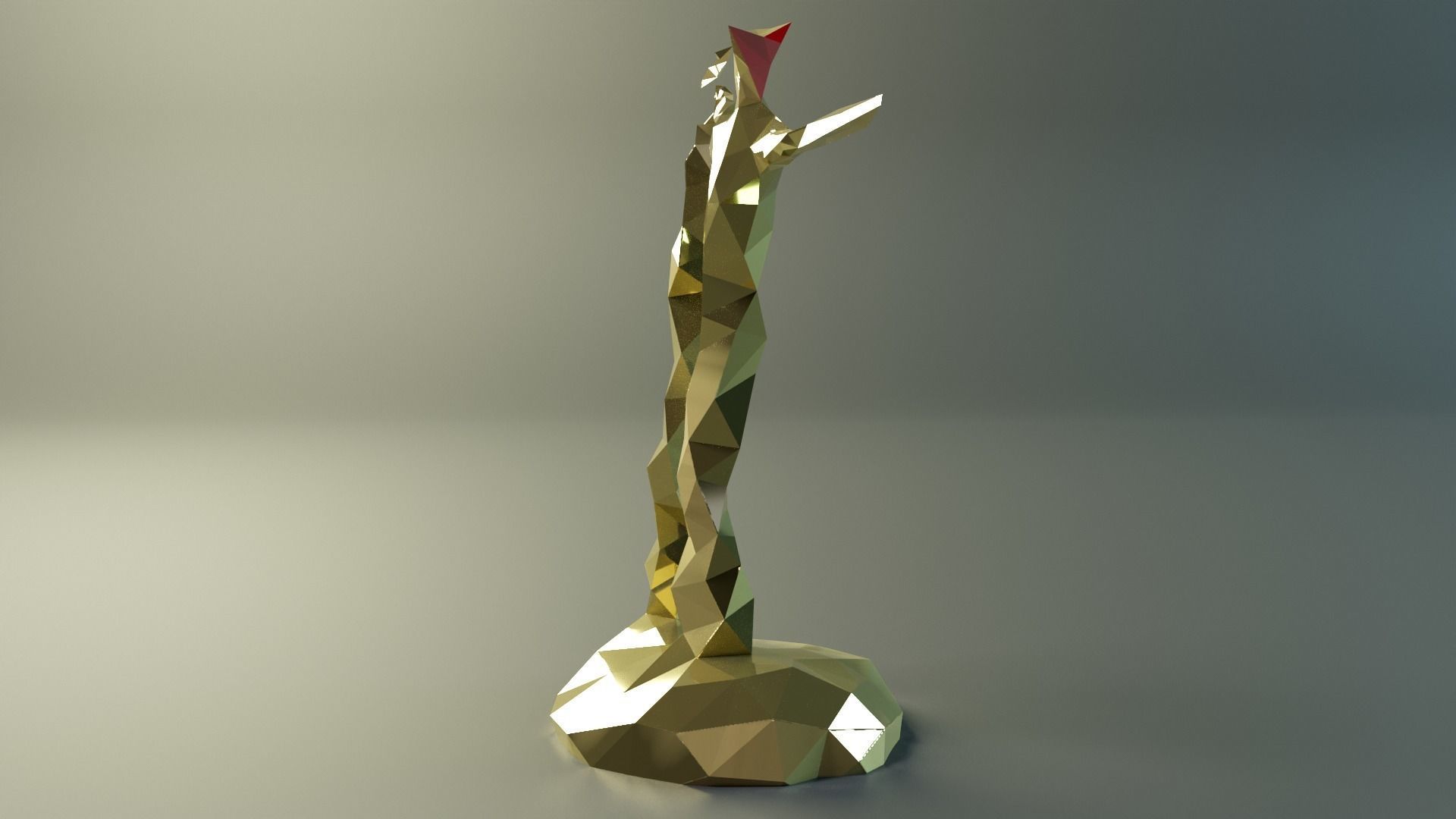 Geo Man Art Low-poly 3D model_13