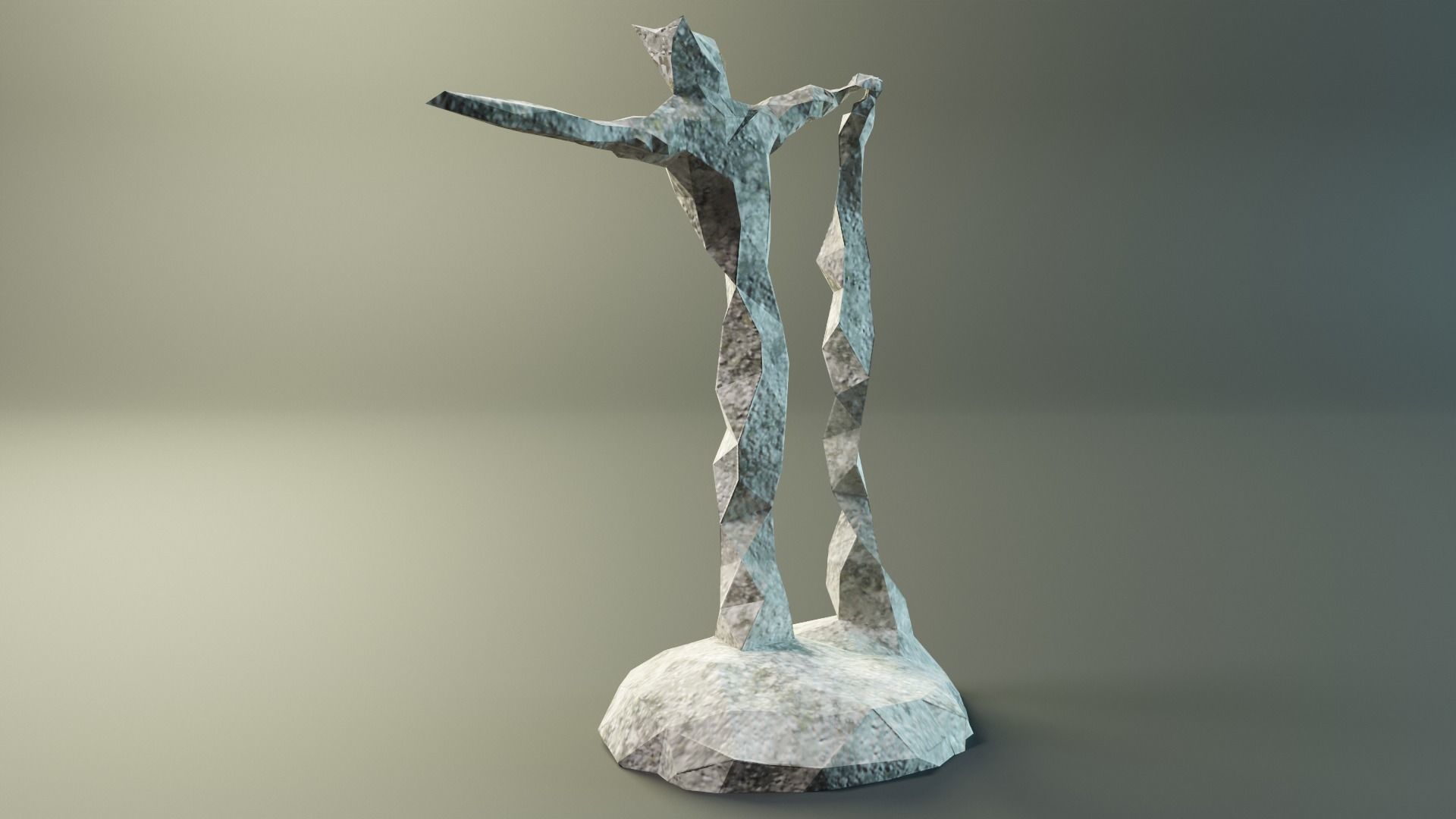 Geo Man Art Low-poly 3D model_29