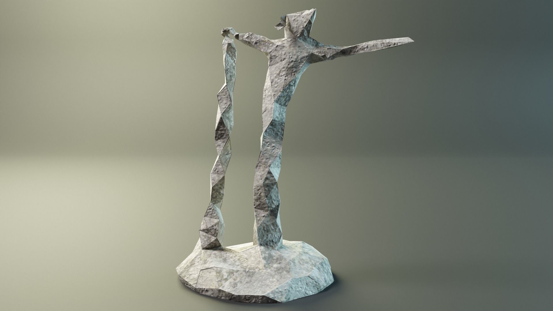 Geo Man Art Low-poly 3D model_23