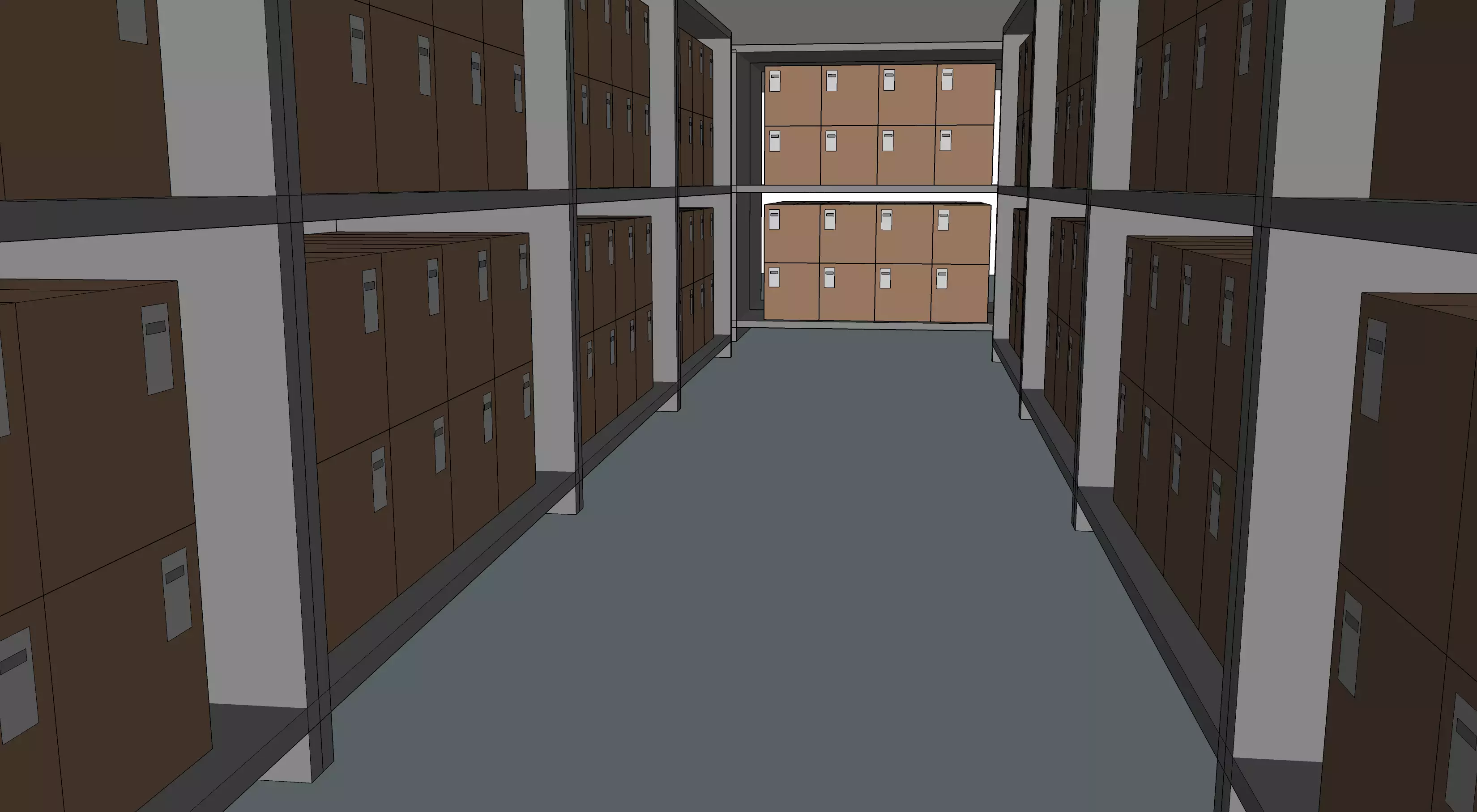 06 MULTIPLE STACKED BOX ITEM INTERIOR MISCELLANEOUS EXTRA Free 3D model_0