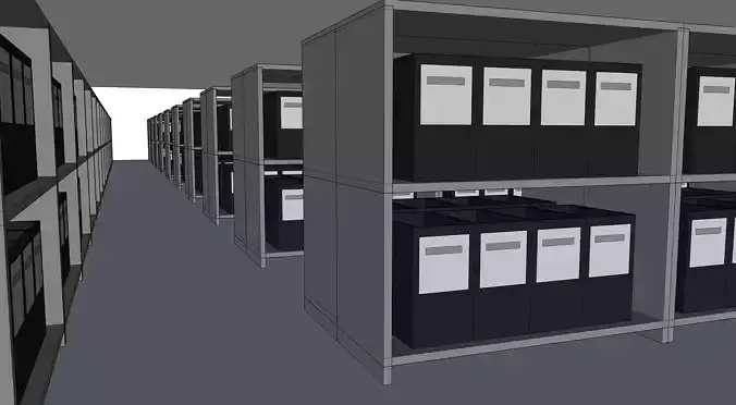 10 WAREHOUSE METAL CONTAINER ITEM INTERIOR MISCELLANEOUS EXTRA