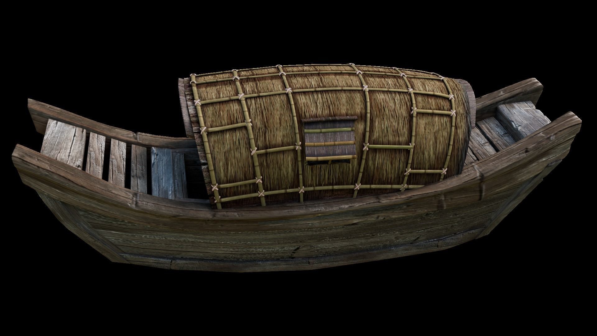 Fish Boat 3D model_2
