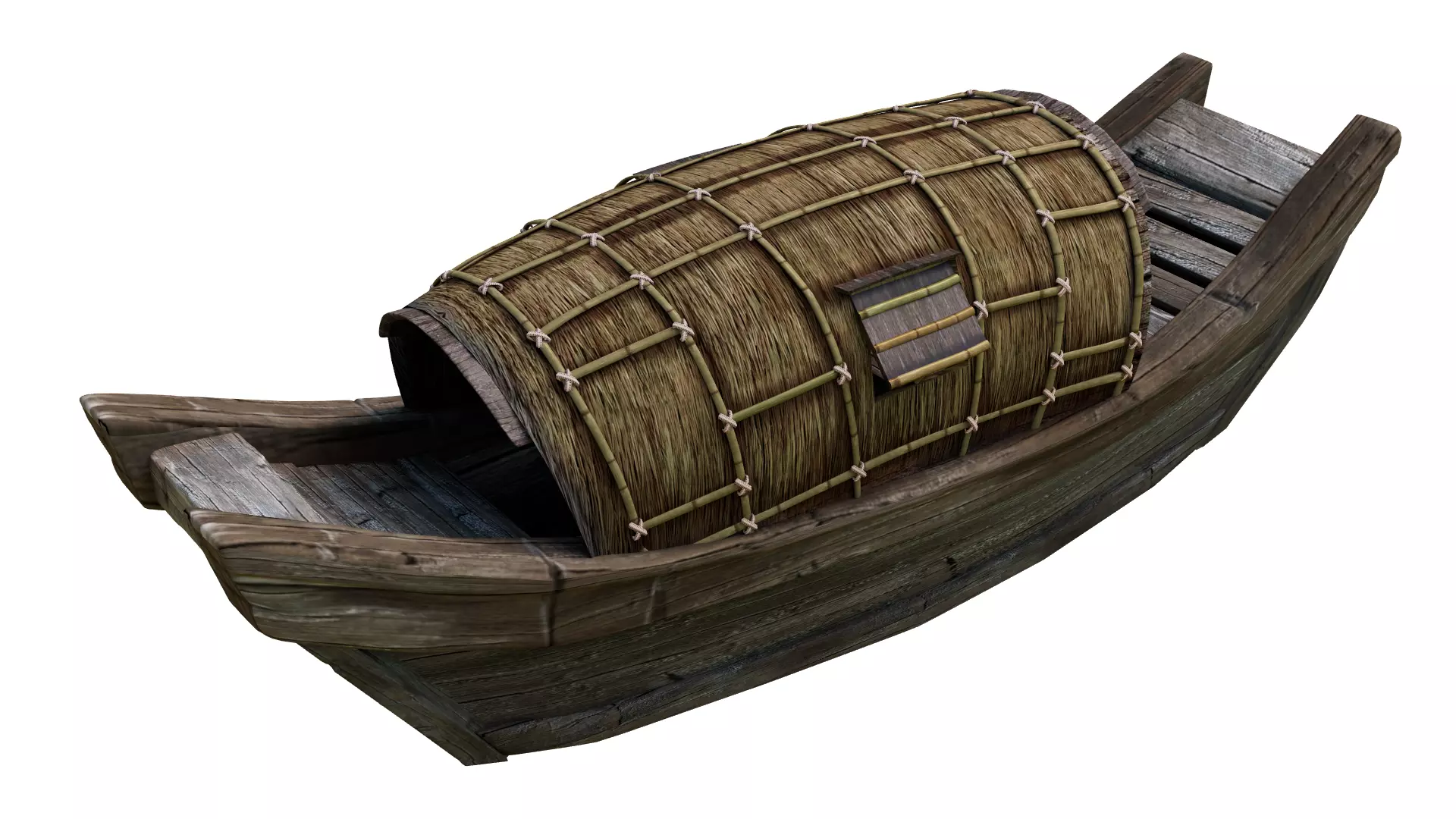 Fish Boat 3D model_0