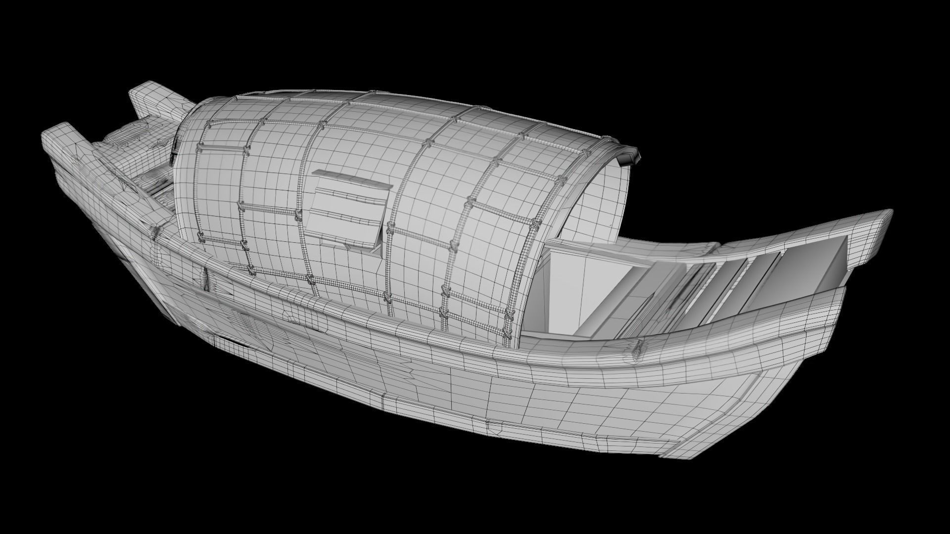 Fish Boat 3D model_5