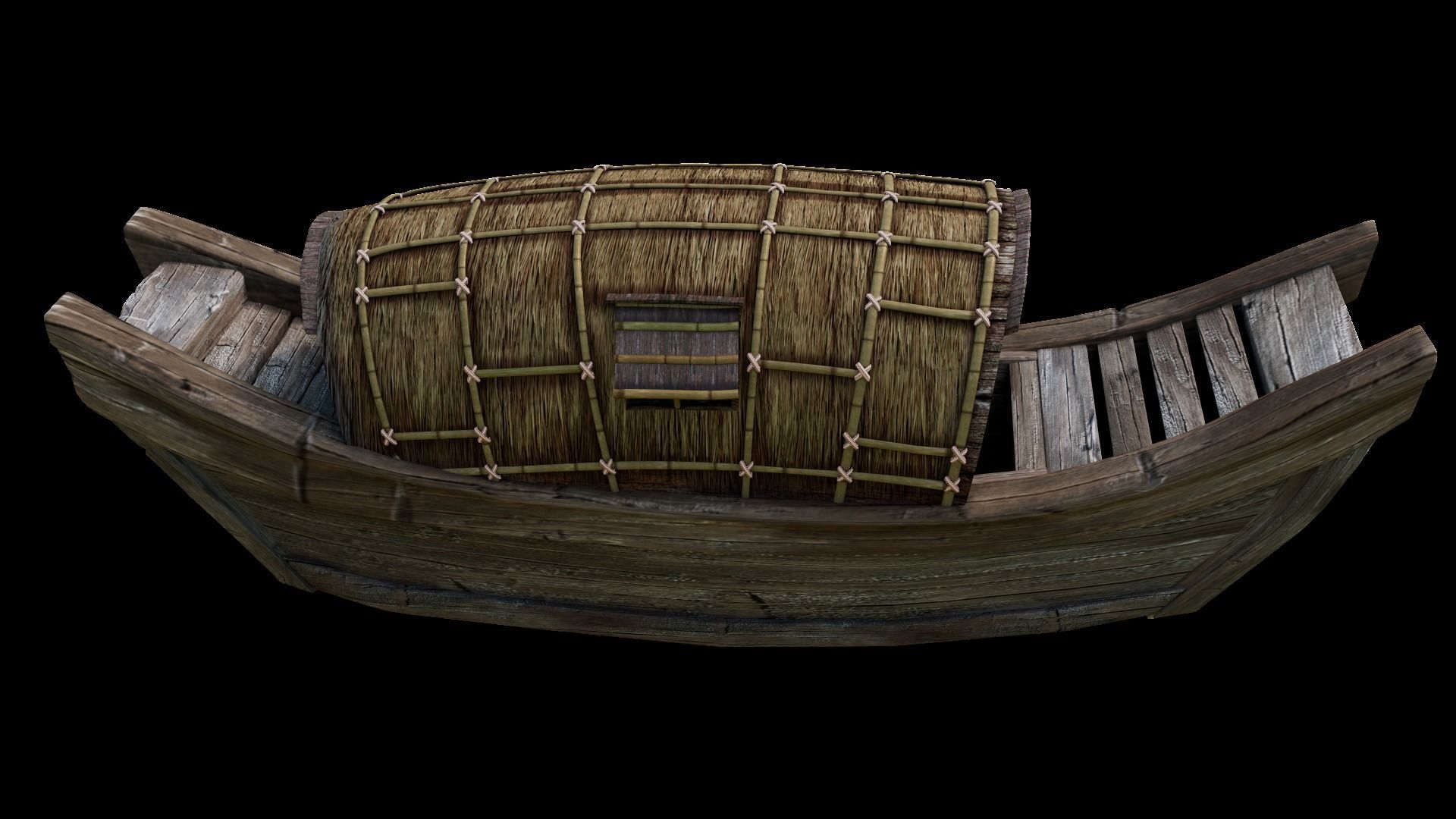 Fish Boat 3D model_4