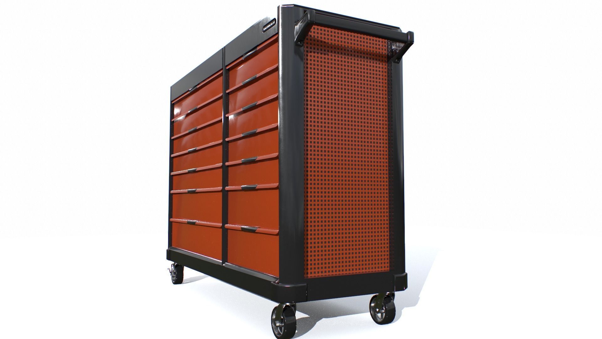 Storage Box Tools 2 Low-poly 3D model_2