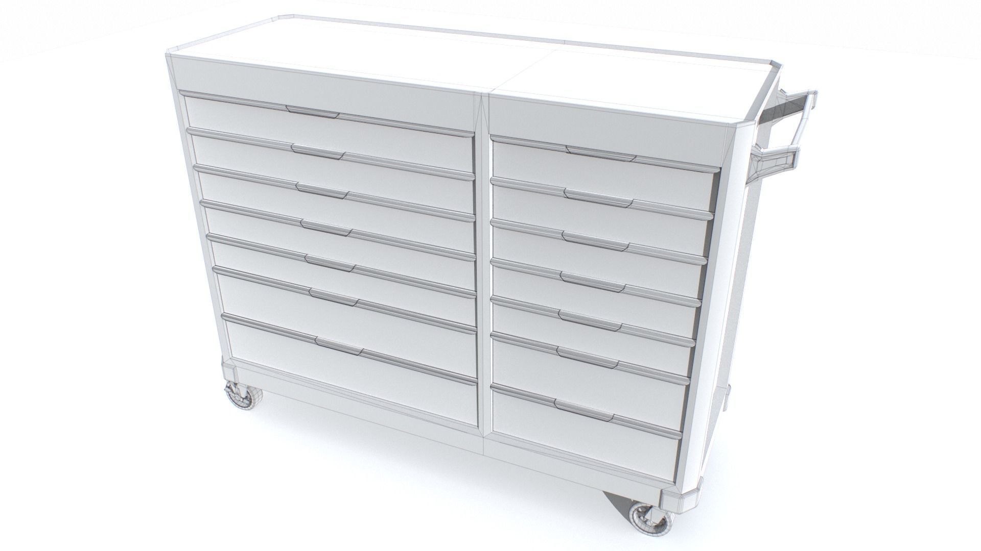 Storage Box Tools 2 Low-poly 3D model_6