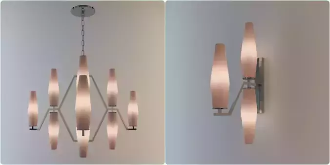 FRIDA PINK LIGHT  3D model