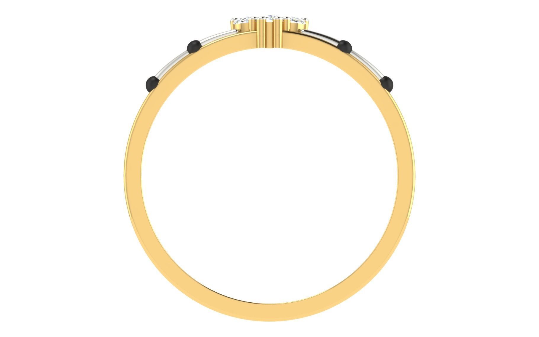 Women light weight ring 3dm stl render detail 3D print model_2