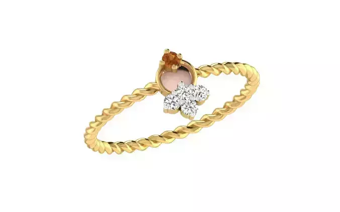 Women light weight ring 3dm stl render detail 3D print model