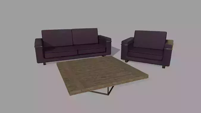 Chair Set two sofas and coffee table