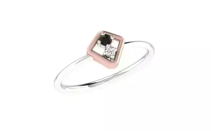 Women light weight ring 3dm stl render detail 3D print model