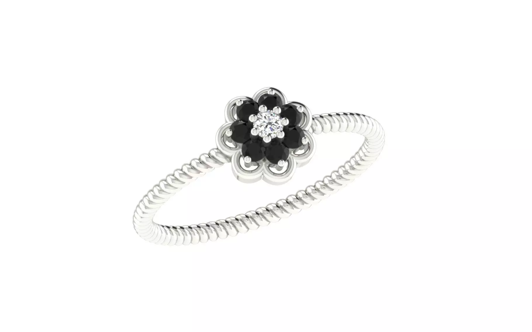 Women light weight ring 3dm stl render detail 3D print model