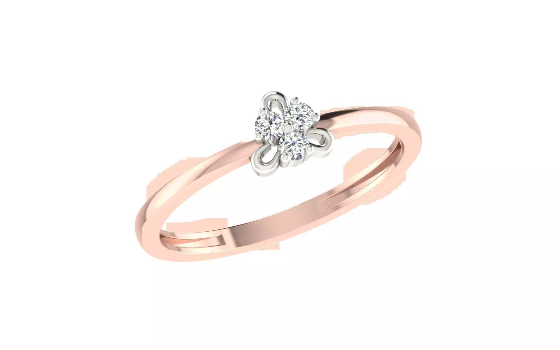 Women light weight ring 3dm stl render detail 3D print model_0